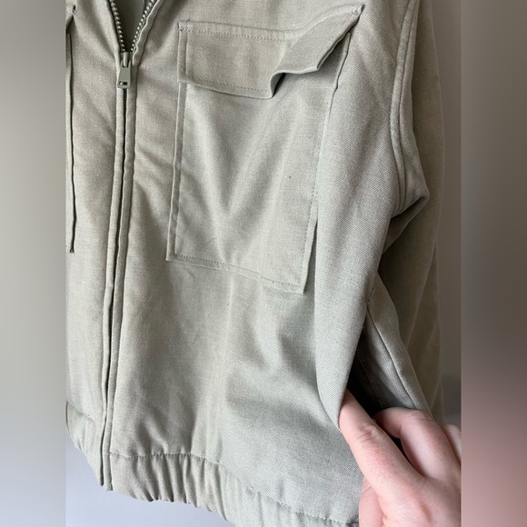 Target A New Day light green padded fall essential woman’s jacket size large - Picture 2 of 6